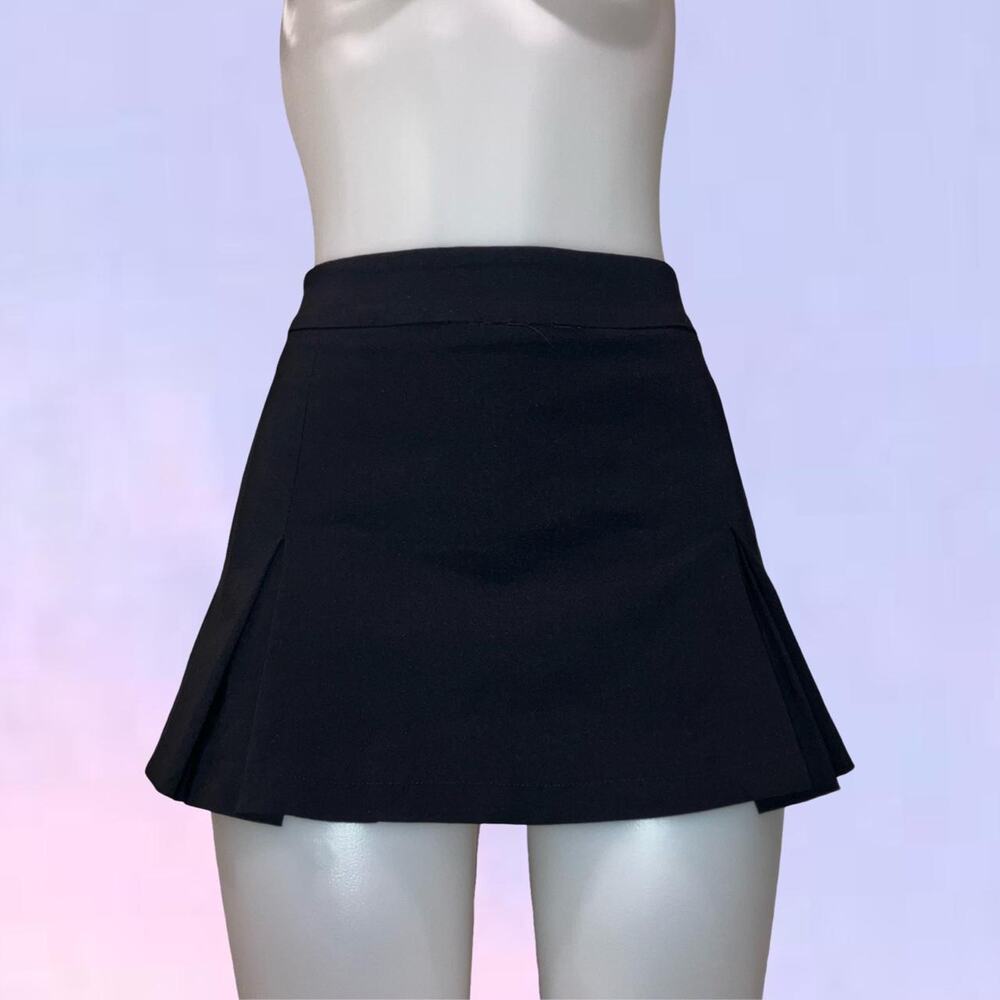 Vintage 90s y2k black mini skirt forever 21